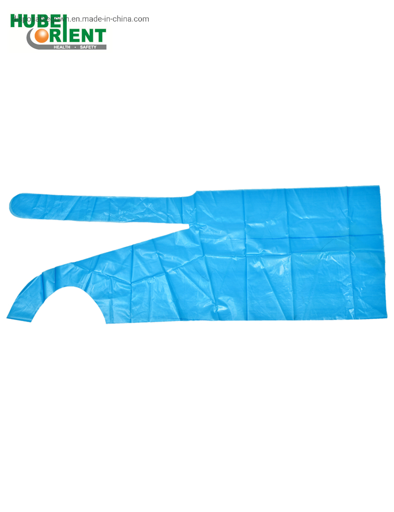 Smooth Surface Disposable Plastic Apron Sleeveless PE Apron for Kitchen/Food Processing/Restaurant