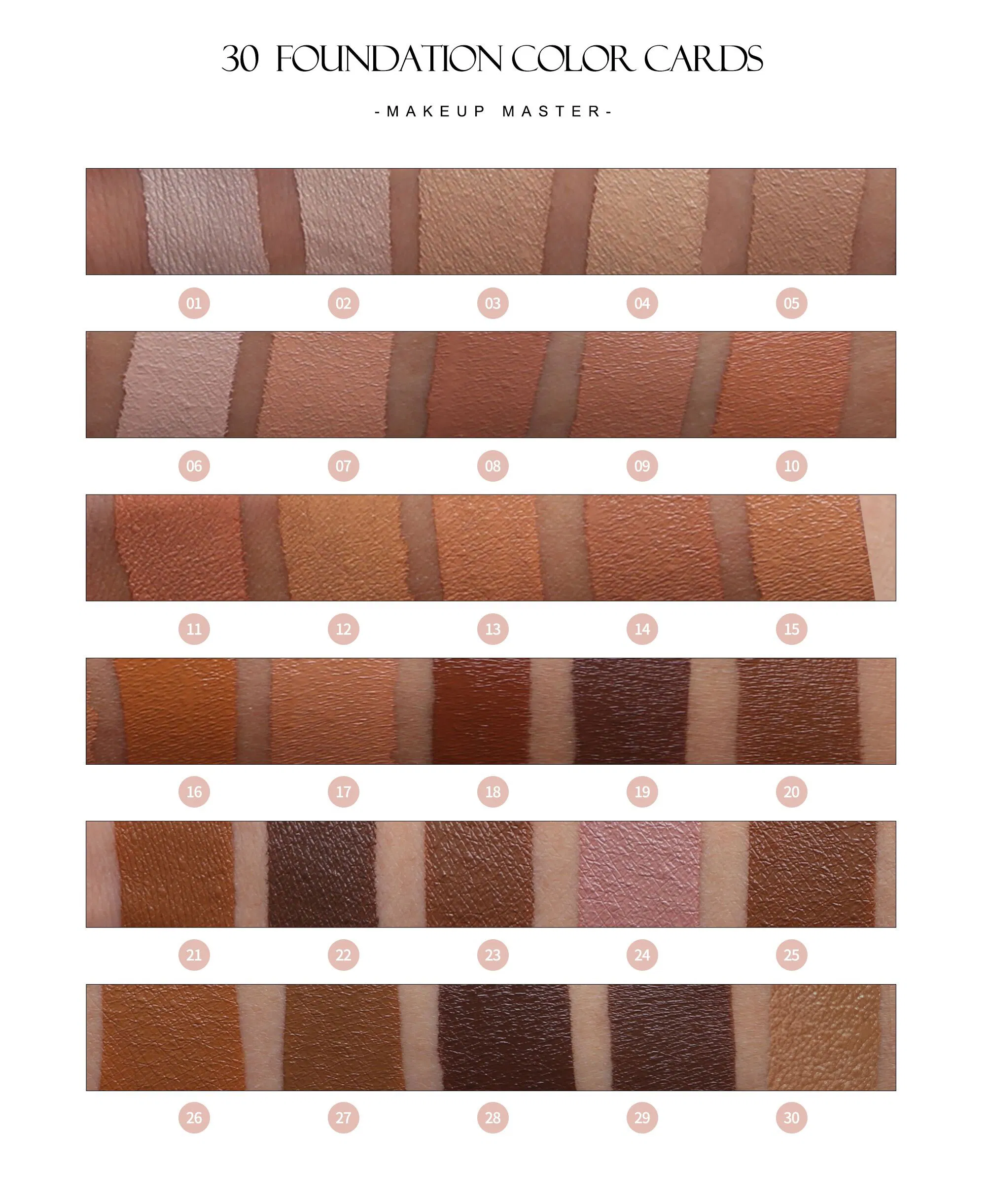 Private Label Customized Oil Control Long Lasting Makeup Foundation