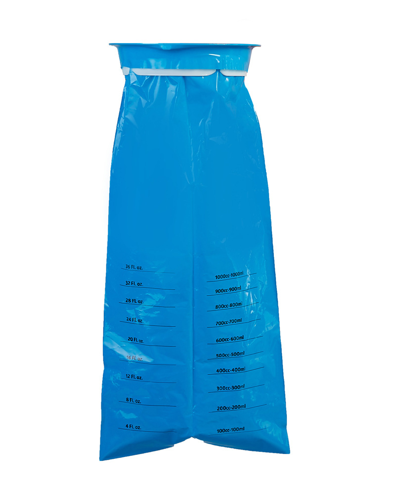 PE Blue Waste Disposal Barf Bags Emesis Disposable Vomit Aircraft Car Sickness