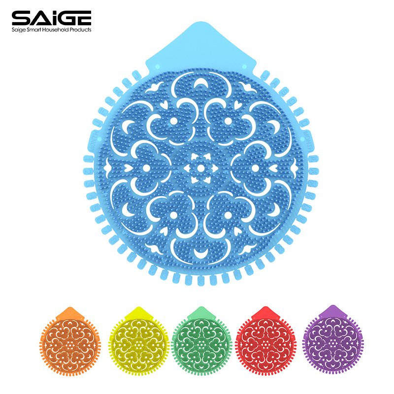Saige EVA Plastic Toilet Freshener Anti Splash Vertical Urinal Screen Mat