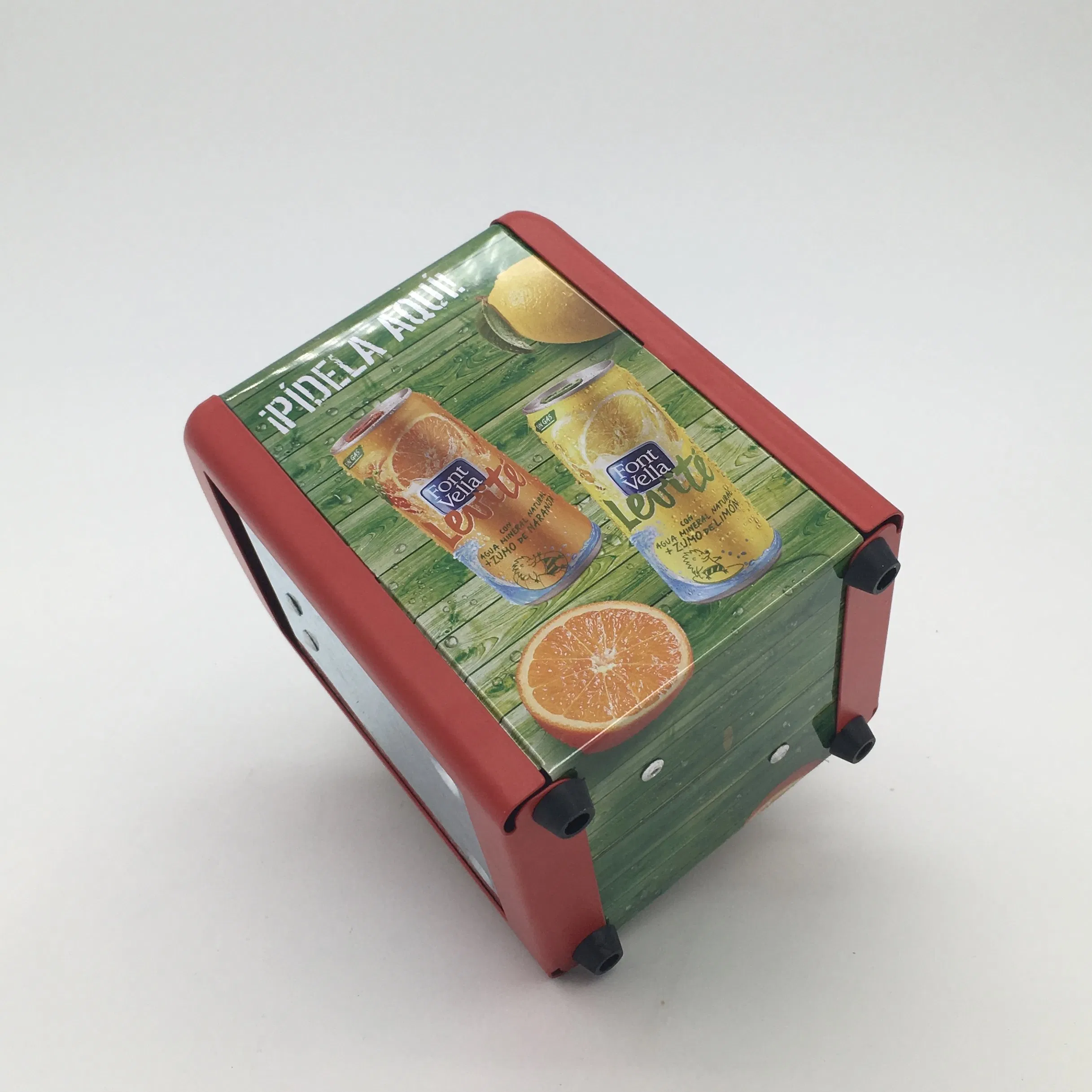 Restaurants and Cafes Custom Printing Tinplate Ring Tissue Box Napkin Holder