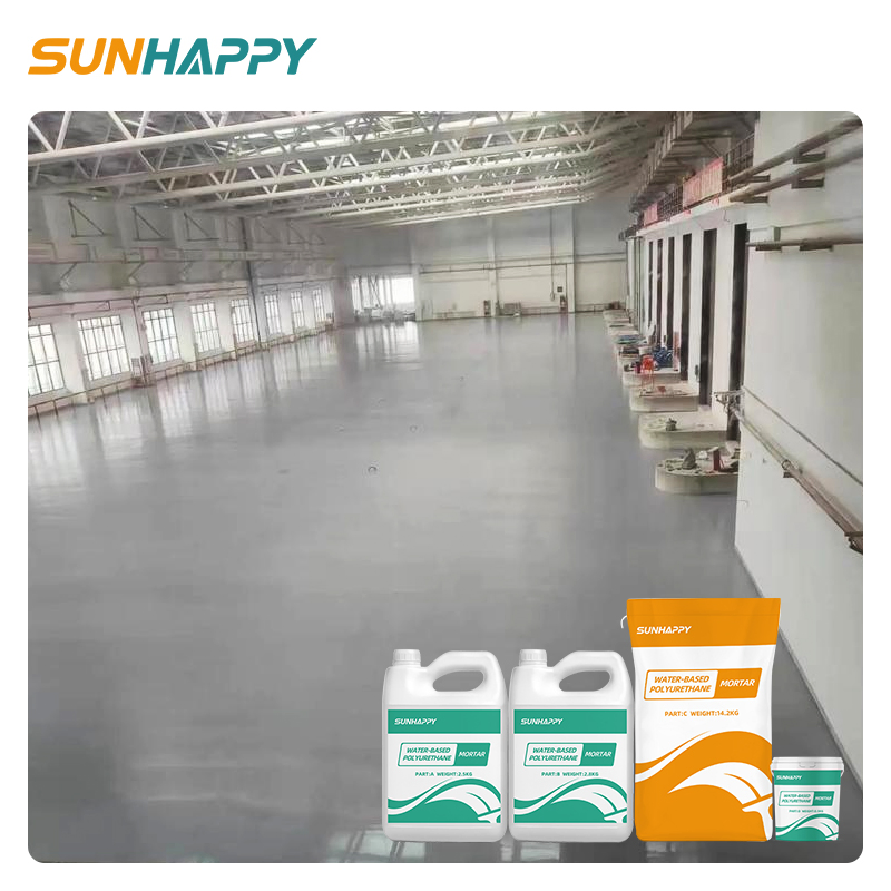 Waterproof Coating PU Mortar Floor Heavy Load Wear Impact Resistant Industrial Water-Based Polyurethane Mortar