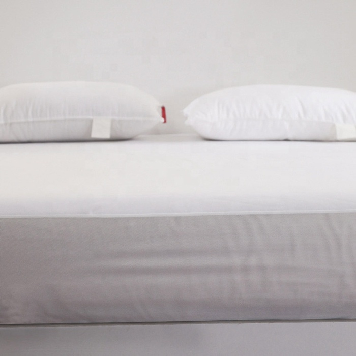 White Cheap Bed Wetting Mattress Protector Waterproof Mattress Cover