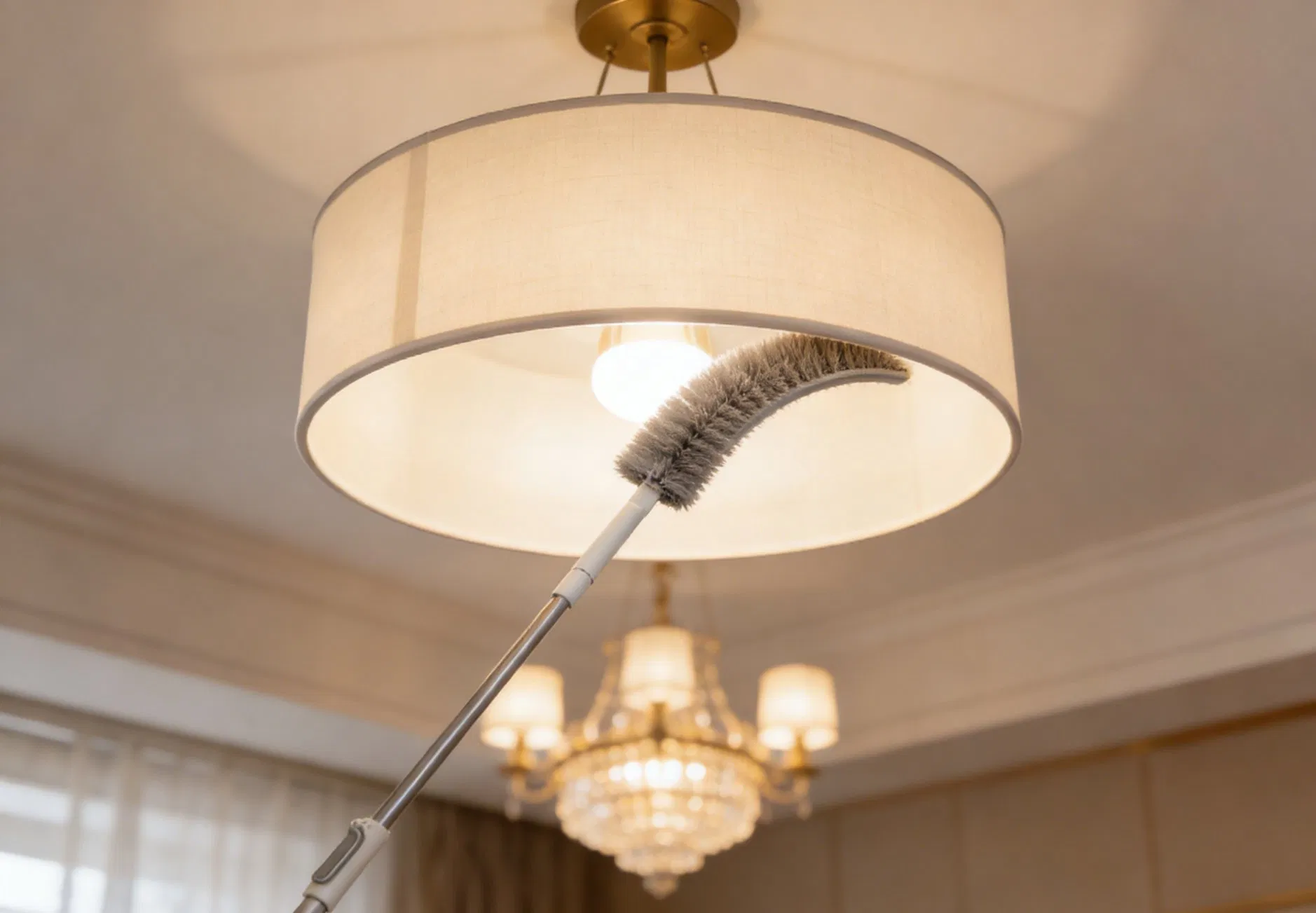 Flexible Curved Head Extendable Duster Washable Gap Cleaner for Home, Office & Commercial Use Duster