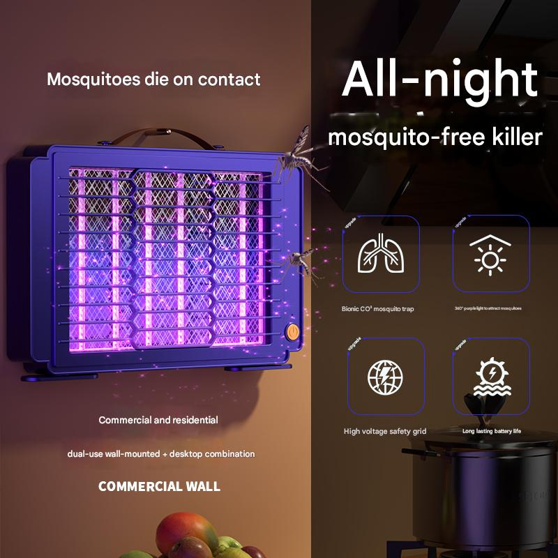 Factory Mosquito Repellent Lamp Electric Mosquito Zapper Bug Zapper Light lamp Anti-Moustique Rechargeable Mosquito Killer Light Lamp