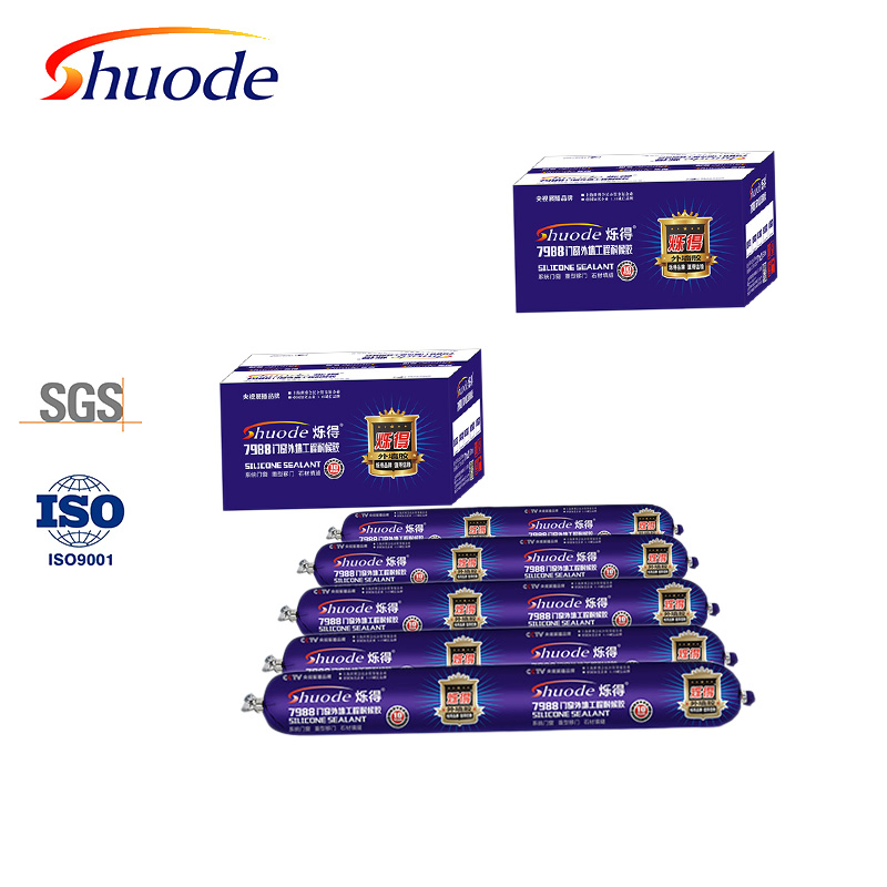 Adhesive and Sealant for Roofing and Glass Applications, Clear Finish