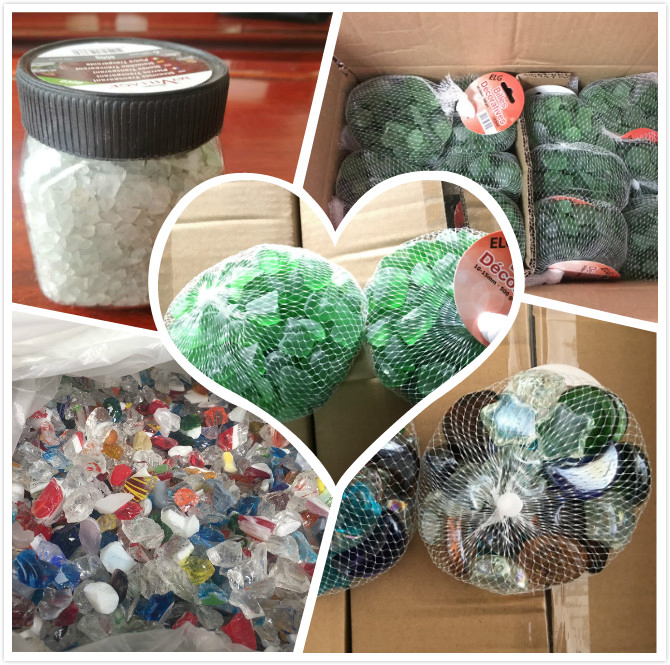 Amber Bottle Glass Cullet Broken Glass