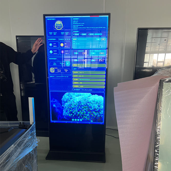 Vertical Android Touch Screen Advertising Kiosk Floor-Standing