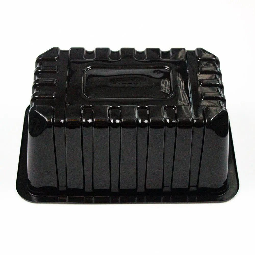 Disposable Plastic Tableware 160mm Length PP Plastic Container Black Custom for Dinner