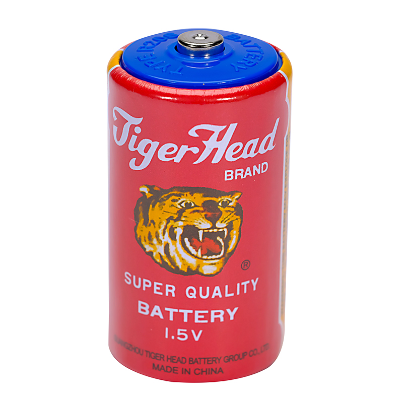 Tiger Head Paper Jacket R20s 1 5V Um1 Dry Cell D AA Torch AAA Battery