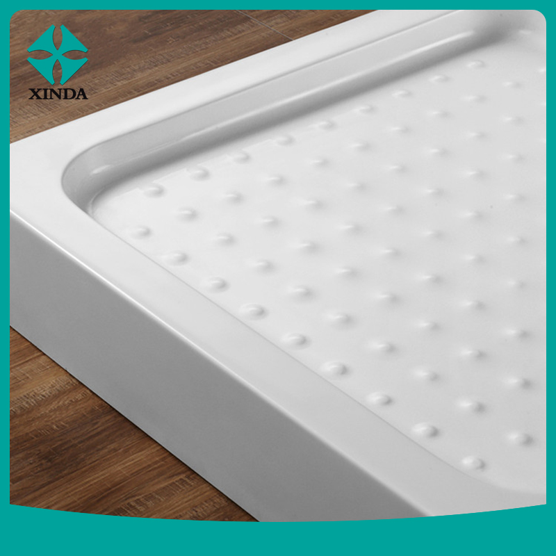 90X90cm Customized Fan Shape Pan Acrylic Shower Tray