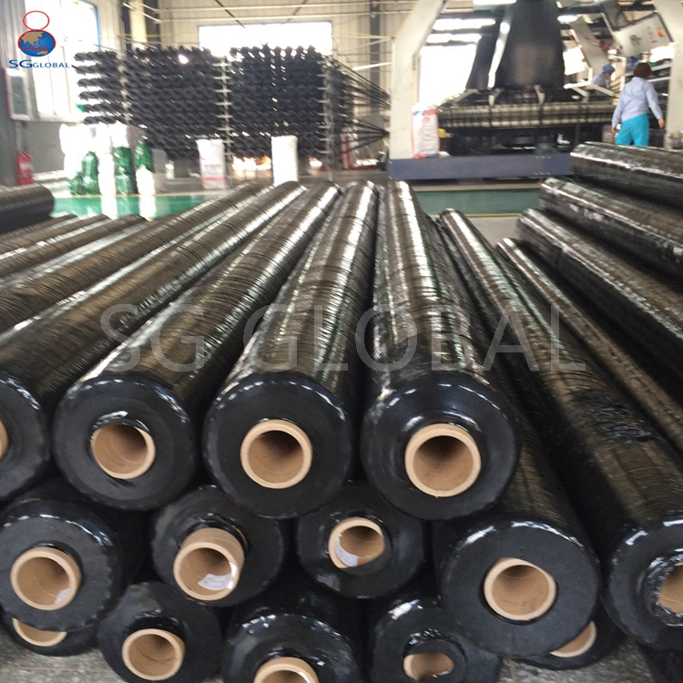 Plastic Heavy Duty 300g Anti-UV Garden Weeding Polypropylene Cloth Weed Control Mat Ground Cover Silt Fence Construction Black Fabric PP Woven Geotextile