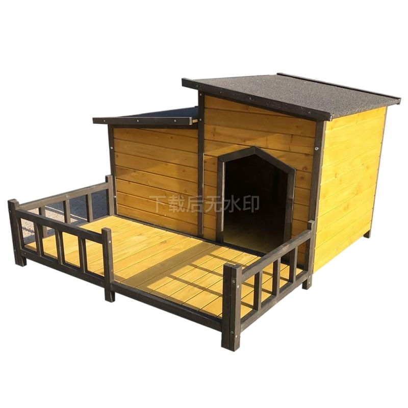 Ventilated Insulated Dog House with Sandwich Panel Airflow System