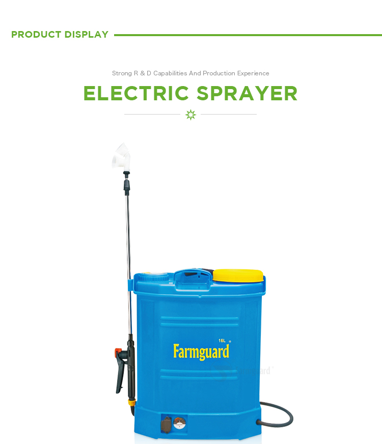 Farmguard Battery Mist Blower Electric 16 Liters Knapsack Sprayer