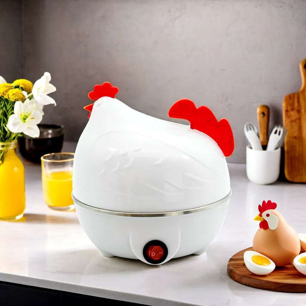 Safety Electric Egg Cooker with Portable Egg Steamer Design