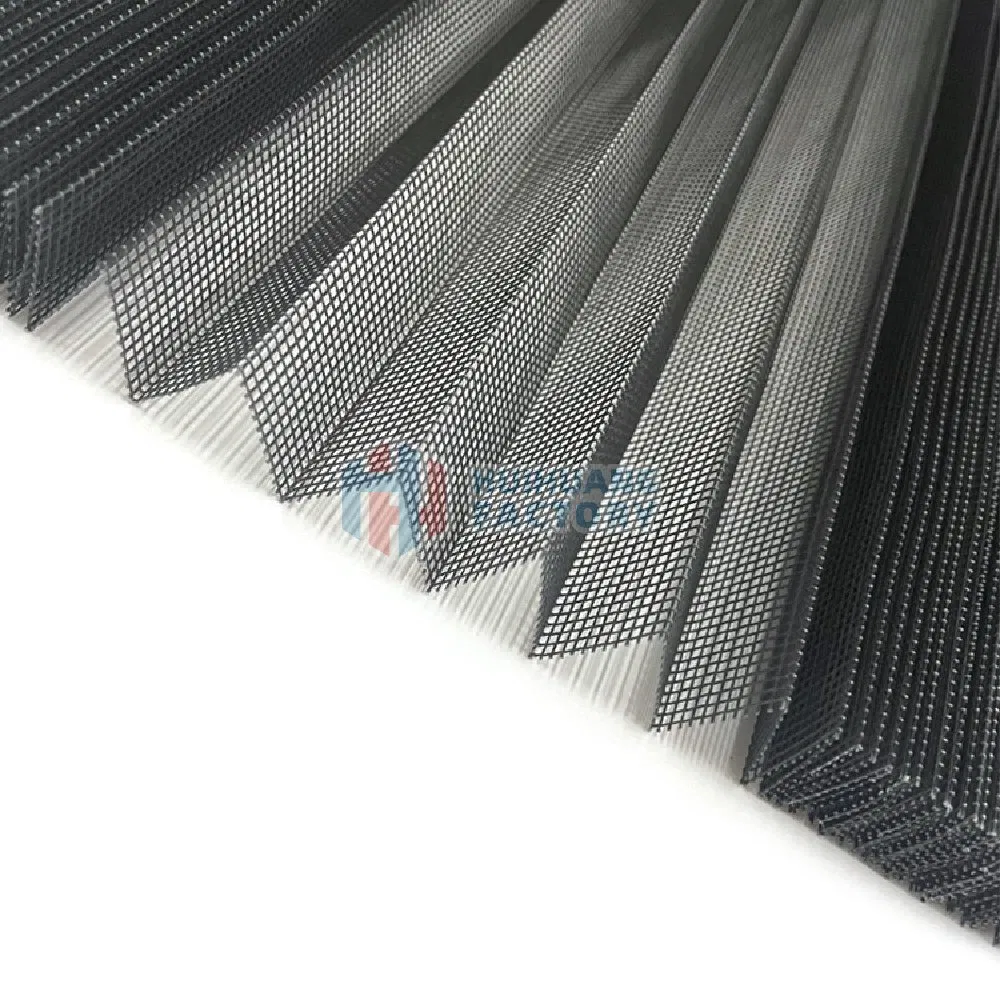Sunshade and Mosquito Net Screen Window/Door with Pleated Insect Screen Blackout Cellular Honeycomb