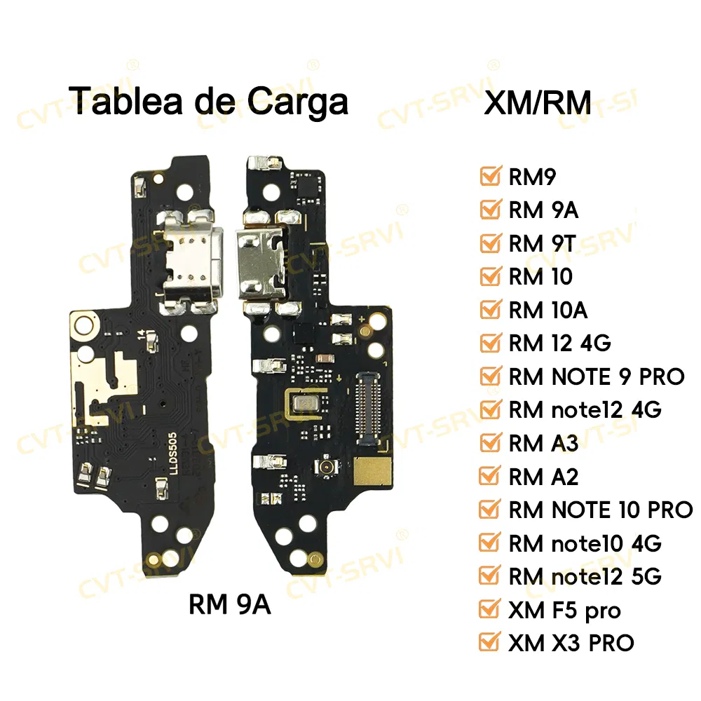 Шлейф зарядки USB для Redmi 9/9A (оригинальный CVT)