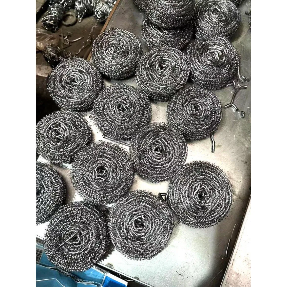 Fast Shipping Metal Scrubber 410/430 Stainless Steel Wire Ball Steel Wool Sponge