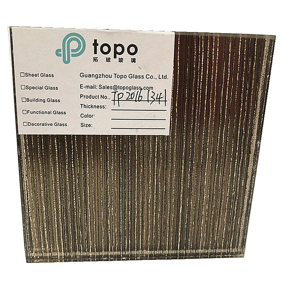 Guangzhou Laminated Metal Wire Mesh Glass (PLW-TP)