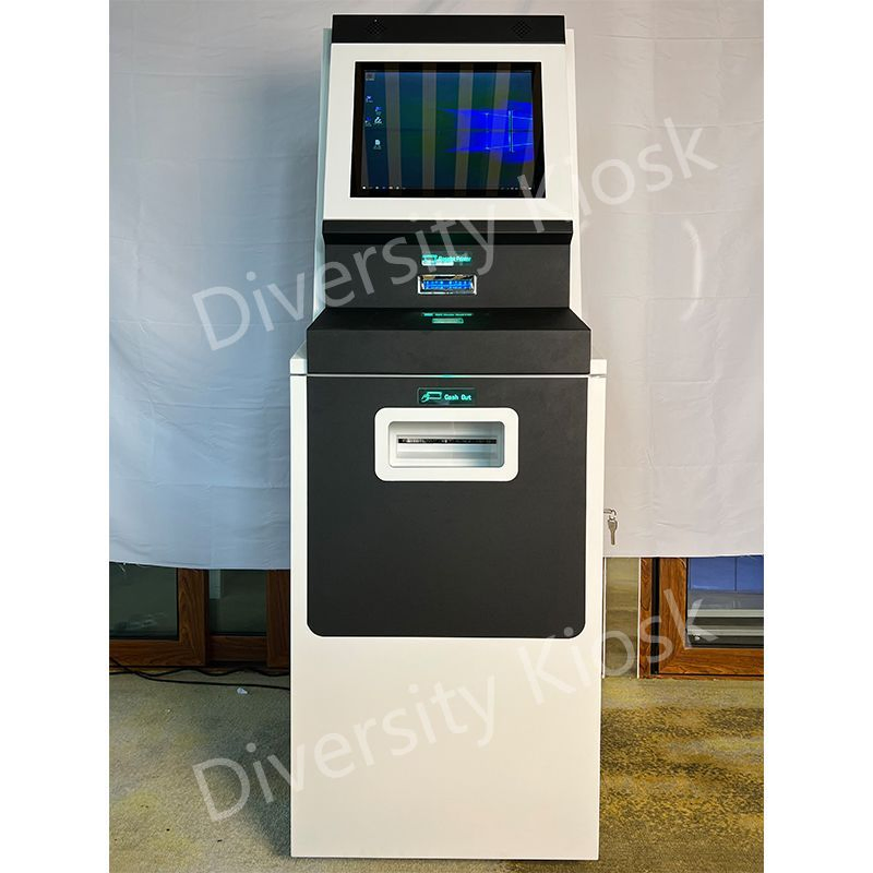 Top Quality China Supply ID Card Reader Touch Screen ATM Bank Card Withdraw Self Service Solution Visa Master Credit Transaction