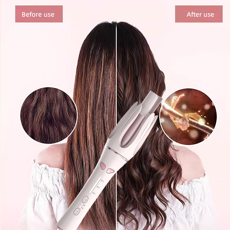 Styling & Nourishing 2-in-1 Essential Oil Automatic Hair Curling Iron