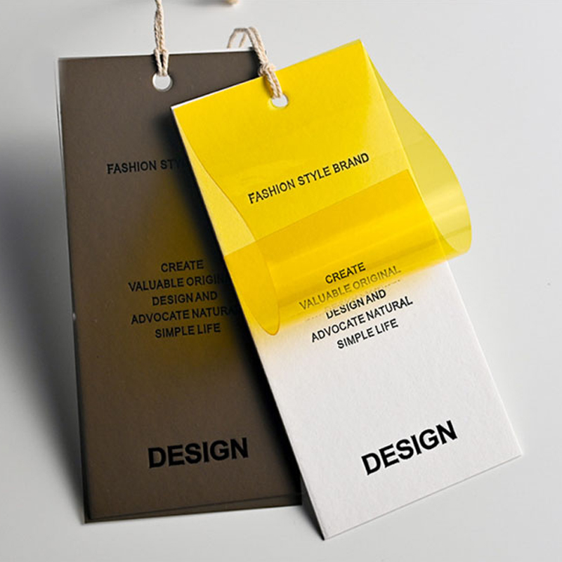 Бирки и этикетки экологичные для одежды обуви аксессуаров