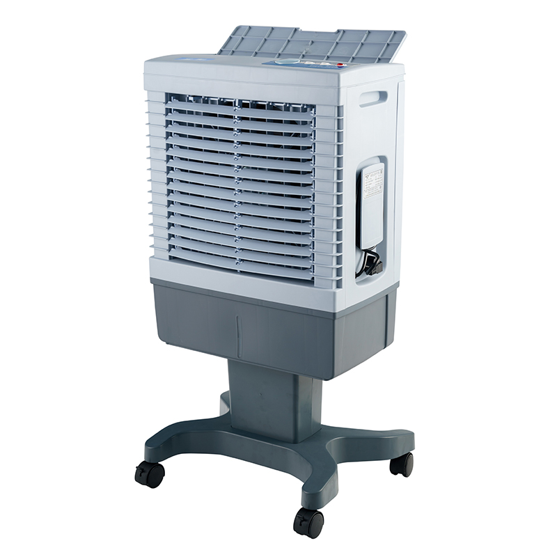 2025 New Solar-Powered Evaporative Air Cooler: Energy-Saving DC Portable Swamp Cooler with Solar Panel