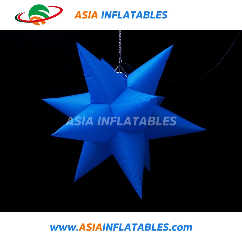 Inflatable Spiky Spheres Decoration Star /Decorative Stage Inflatable Light Star