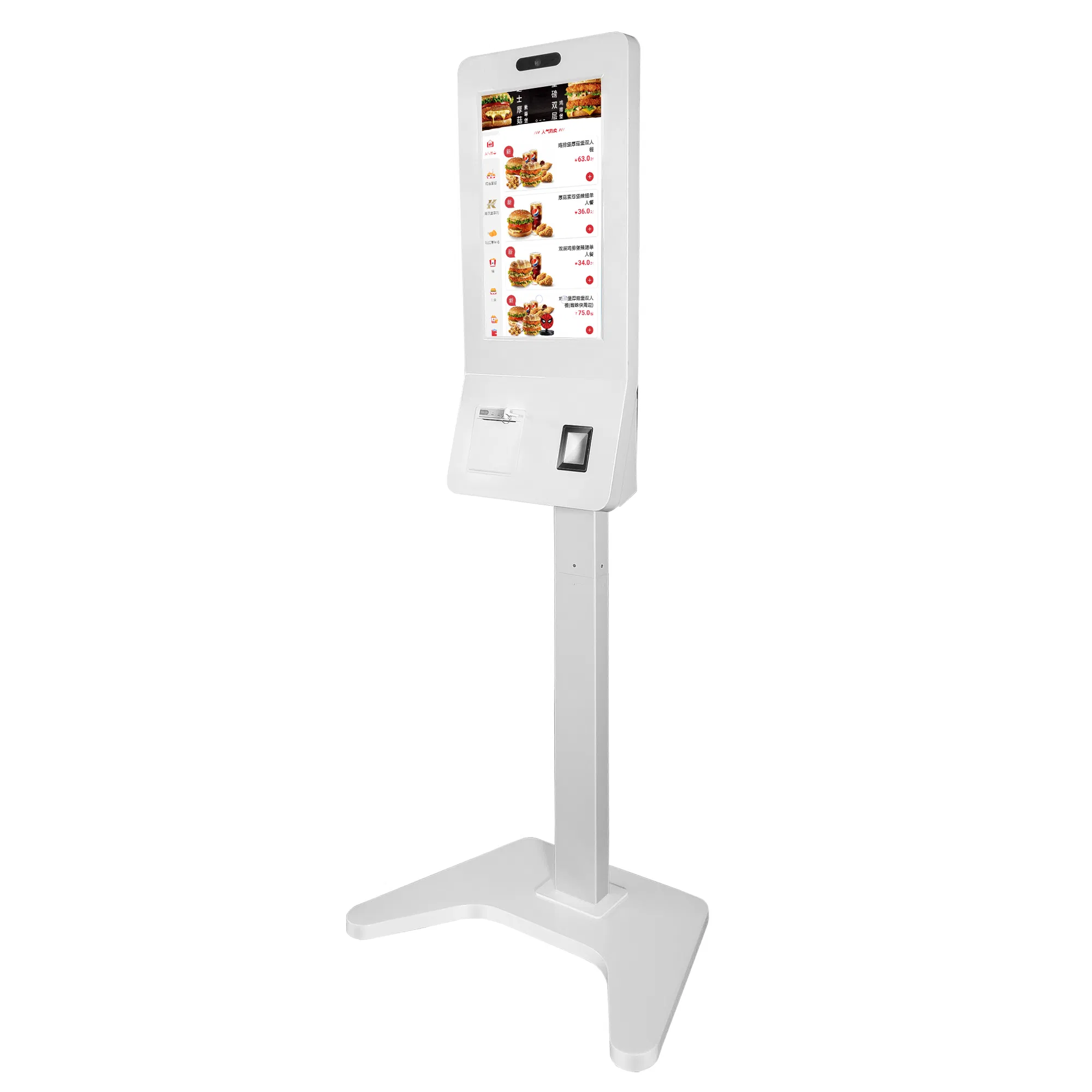Digital Signage Self-Service Floor Standing Ordering Kiosk Payment Machine