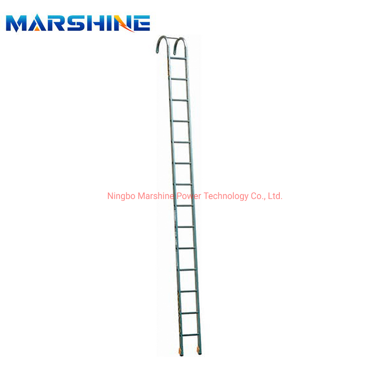Silver Aluminium Single Straight Hook Ladder