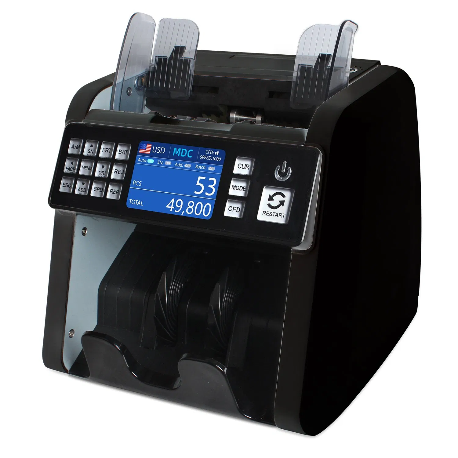 Al-930 Accurate Value Counting and Denomination Sorting Machine Bill Counter