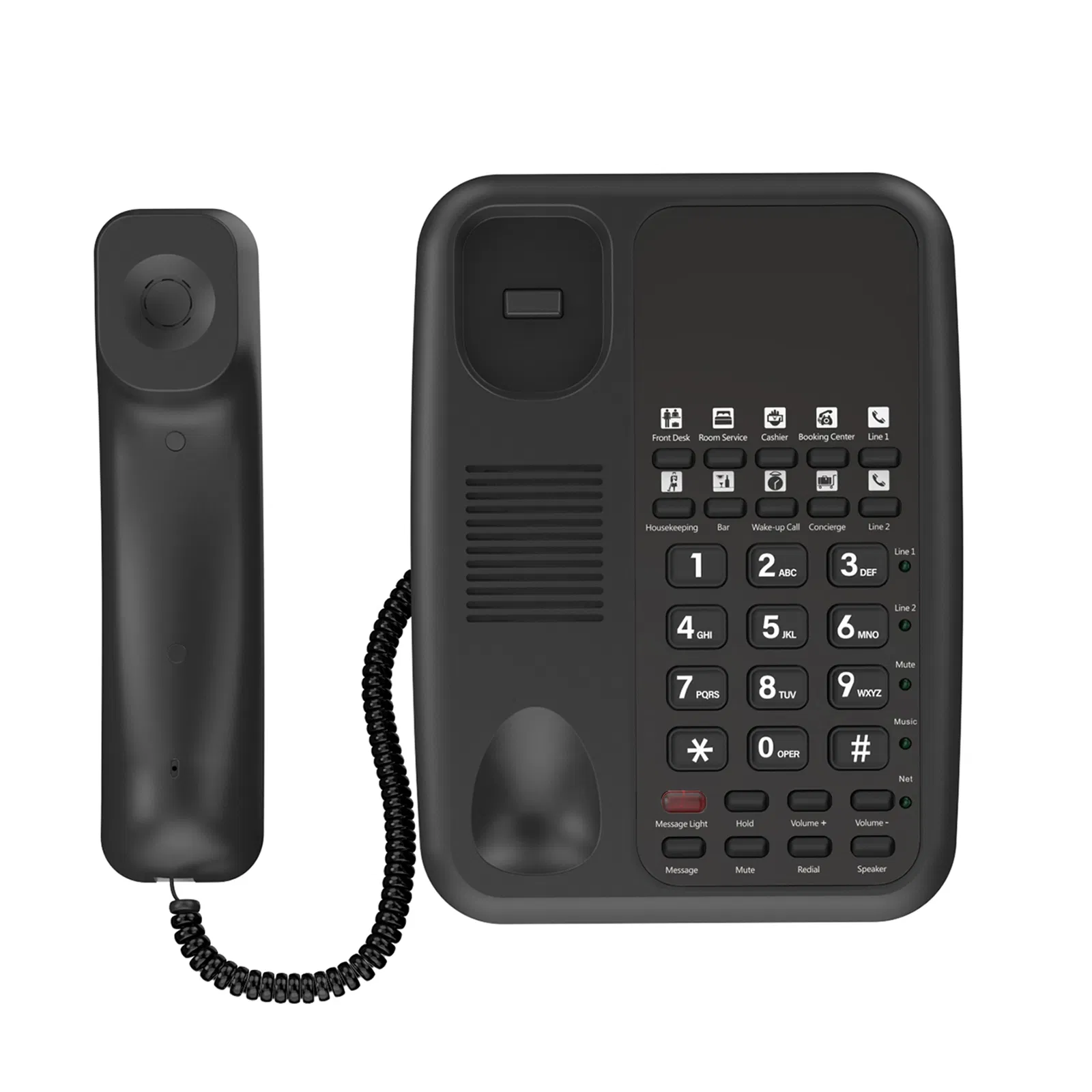 Advanced Cordless VoIP Hotel Phone with Poe Technology