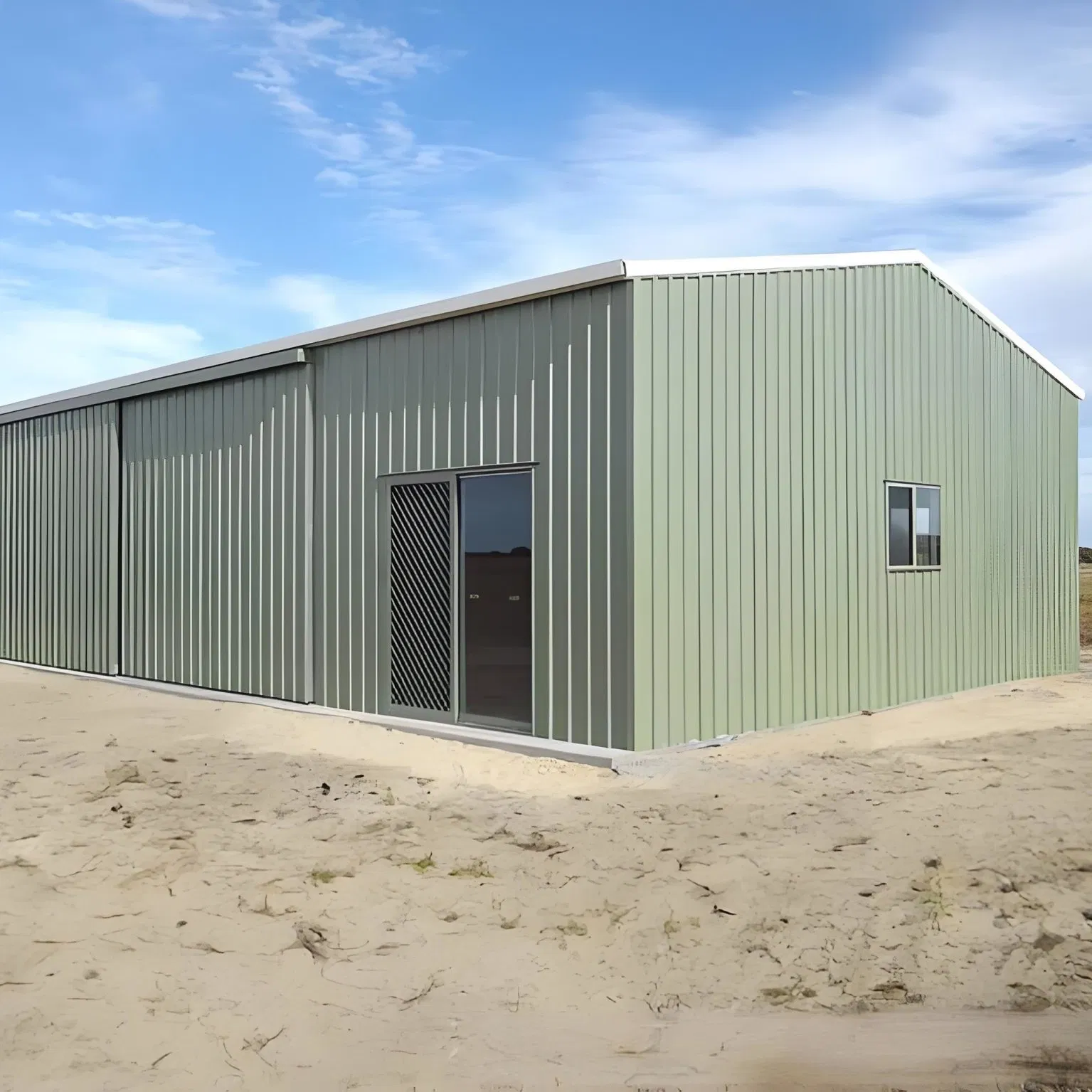 2high Strength Q355b Heavy Steel Warehouse Customizable Eaves Height 4-18m with Anti-Corrosion for Machinery/E-Commerce/Cold Chain Storage