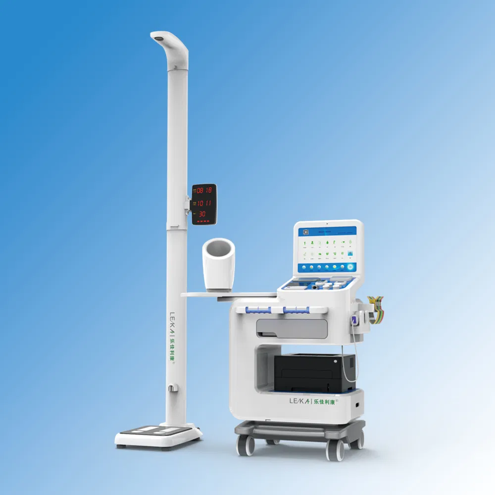 Hw-V6000 Medical Personal Telehealth Kiosk Intelligent Health Check-up Machine