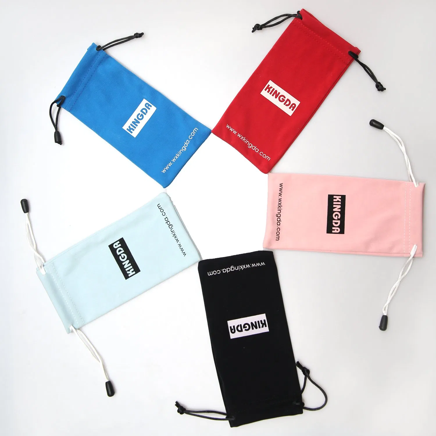 Microfiber Digital Transfer Printing Glasses Pouch
