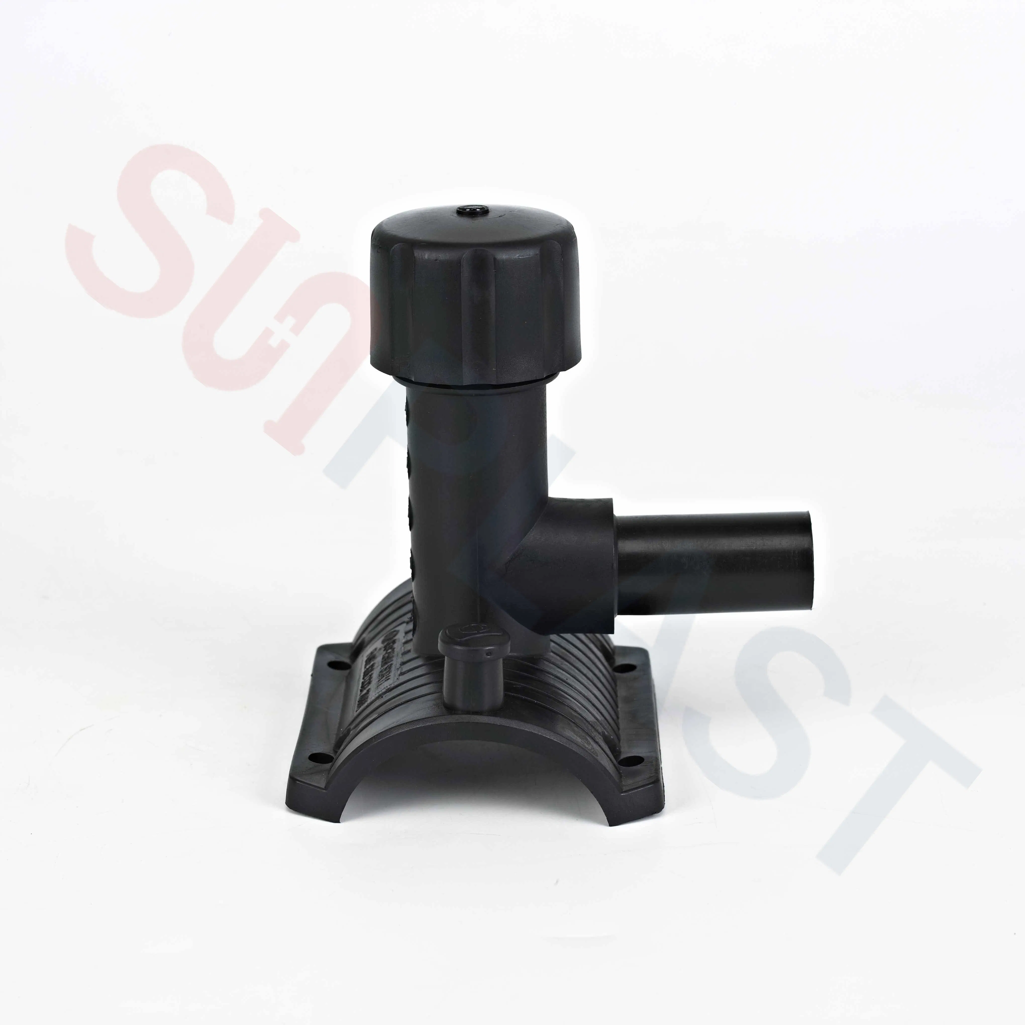 PE100 PE80 Water Well Flexible Black Pipe Blue Line