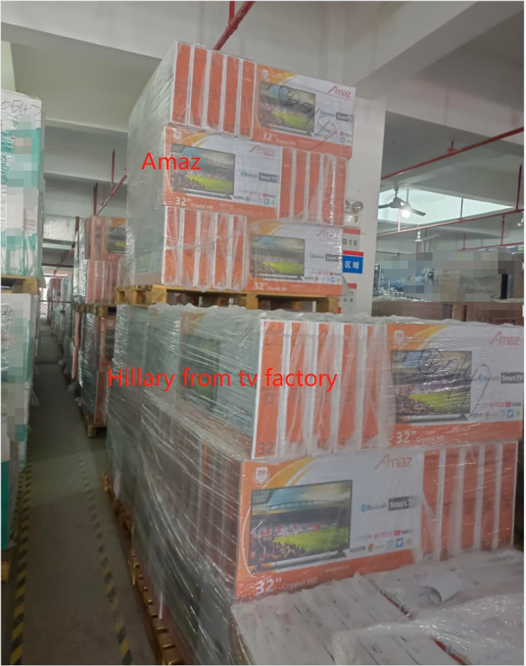 Amaz Wholesale Voice Control 55 65 75 85 Inch TV Smart 4K UHD Televisions Smart WiFi 1g+8g TV