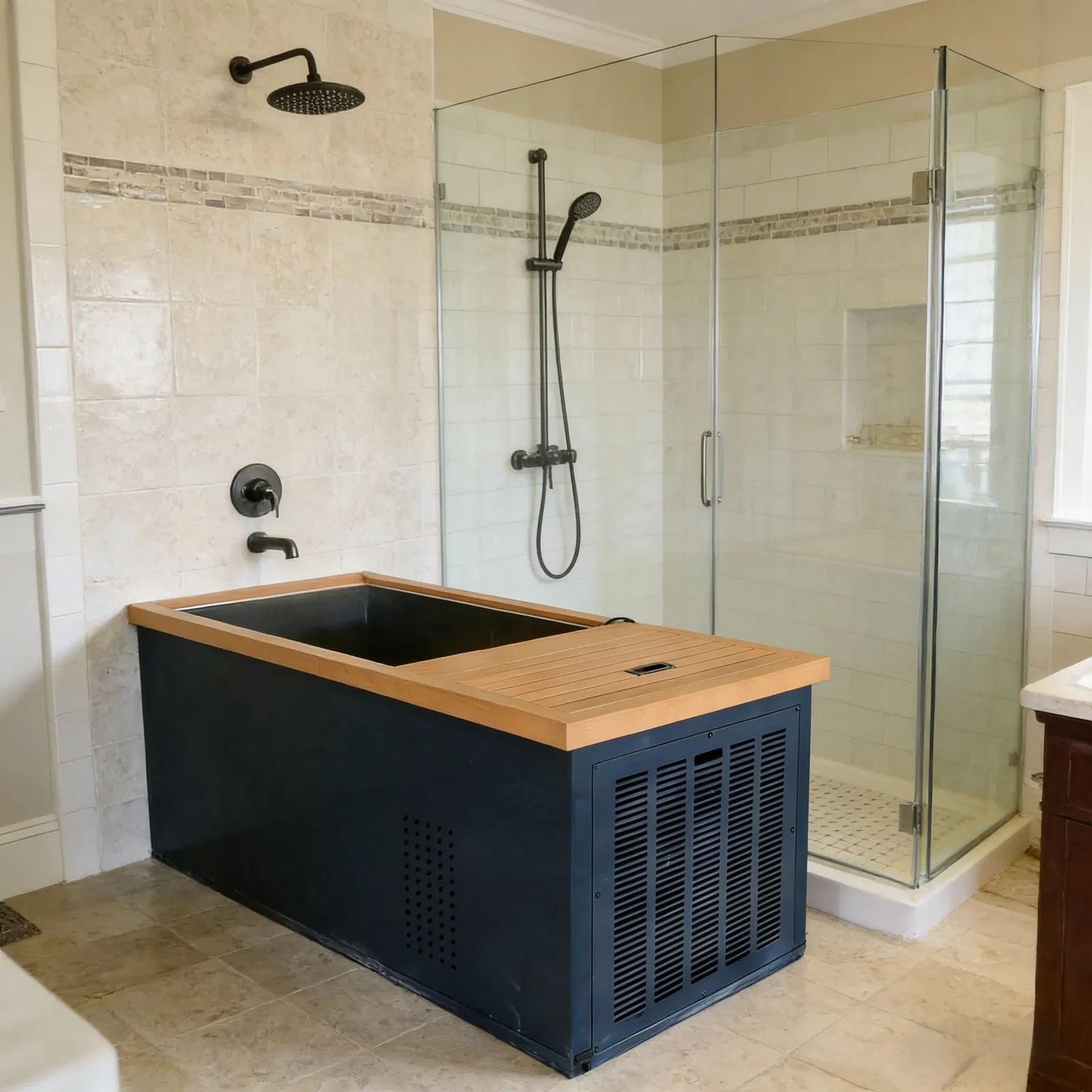 Композитная ванна для ледяных ванн Boda с чиллером и фильтром