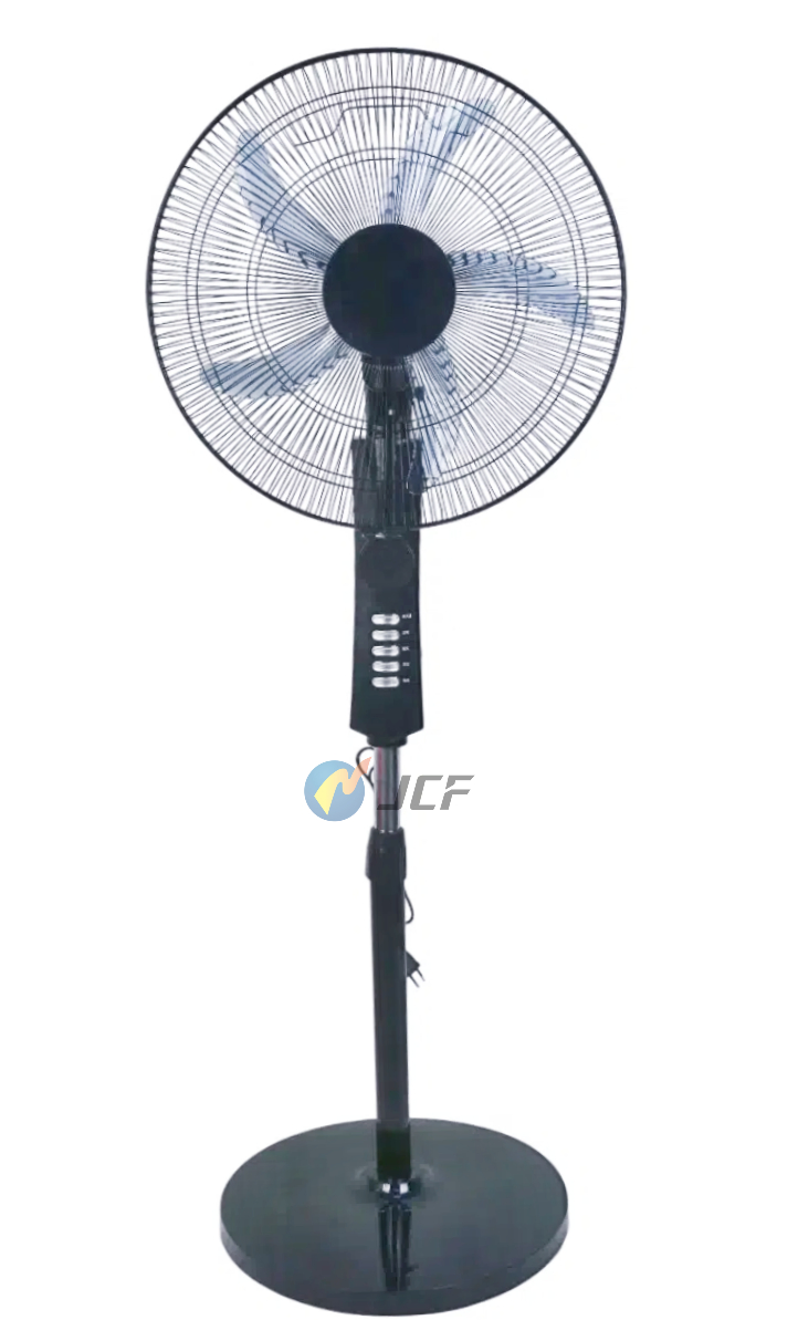 Remote Control Electric Stand Fan Smart LED Display Natural Breeze Cooling Fan
