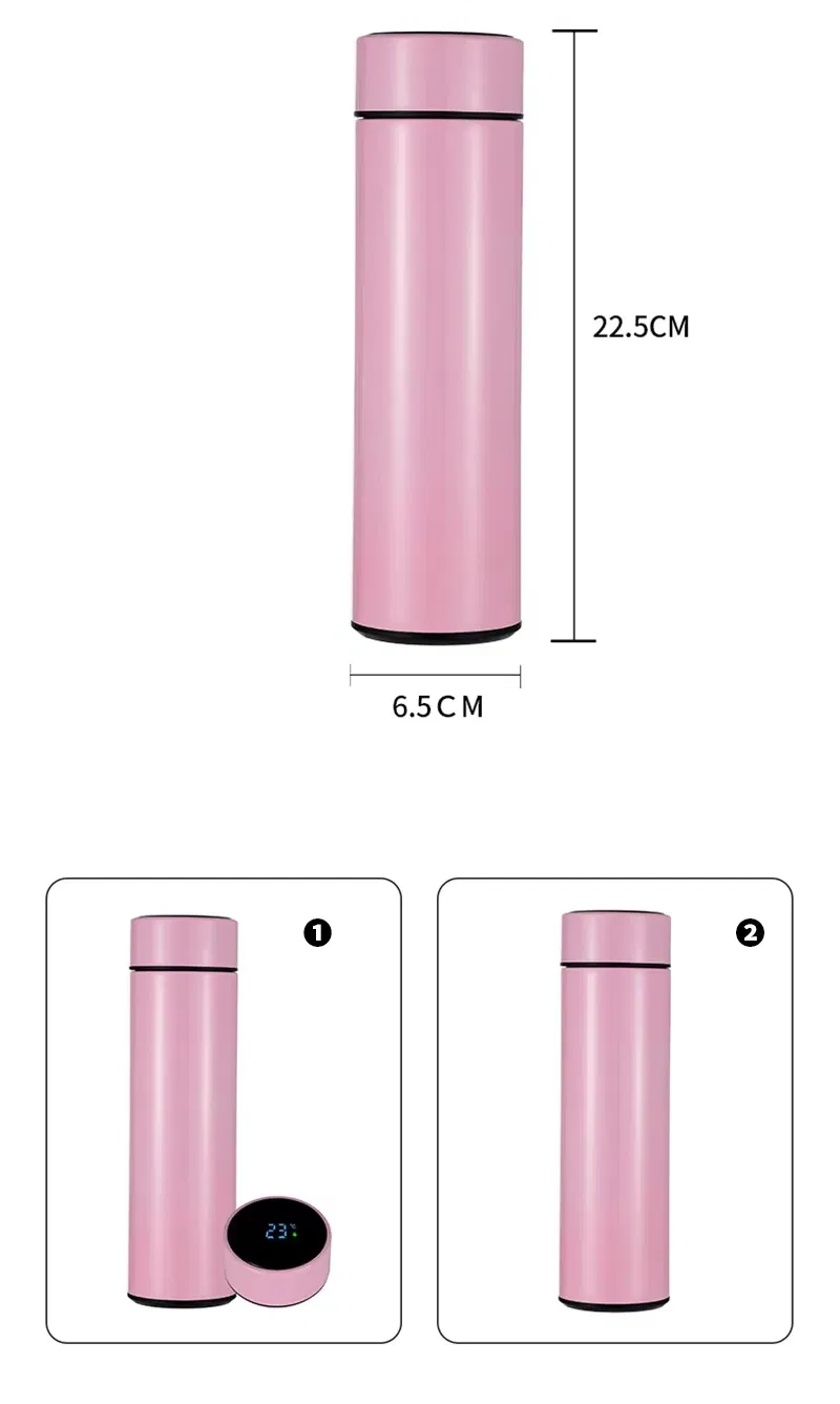 Wholesale Vacuum Smart Constant Temperature Water Bottle Customized Logo Thermal Bottle