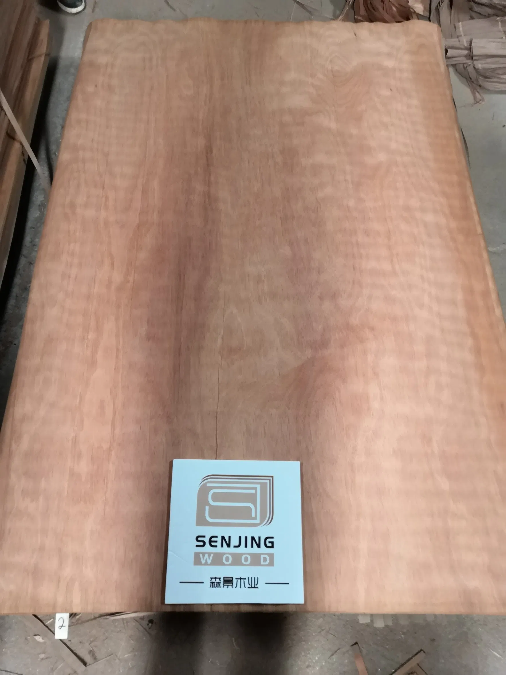 4X8 Plywood/Beech 0.30mm Recon Walnut Veneer for Door