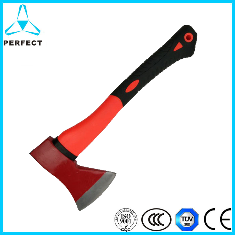 Double Color Plastic-Coating Fiberglass Handle Hatchet