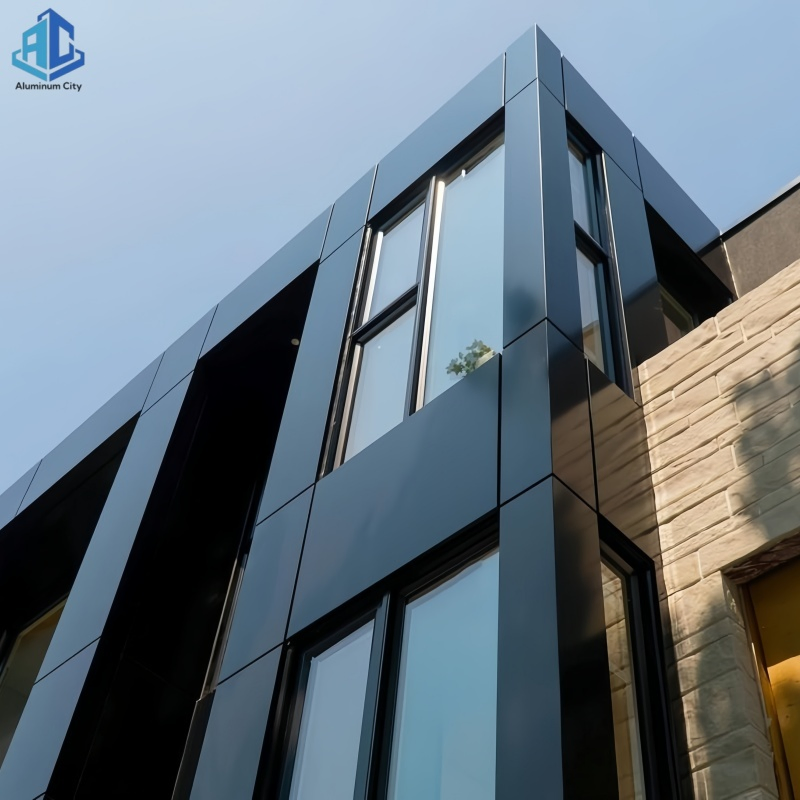 Manufacturer of Steel Wall Cladding with Aluminum Veneer APC Wall Cladding System