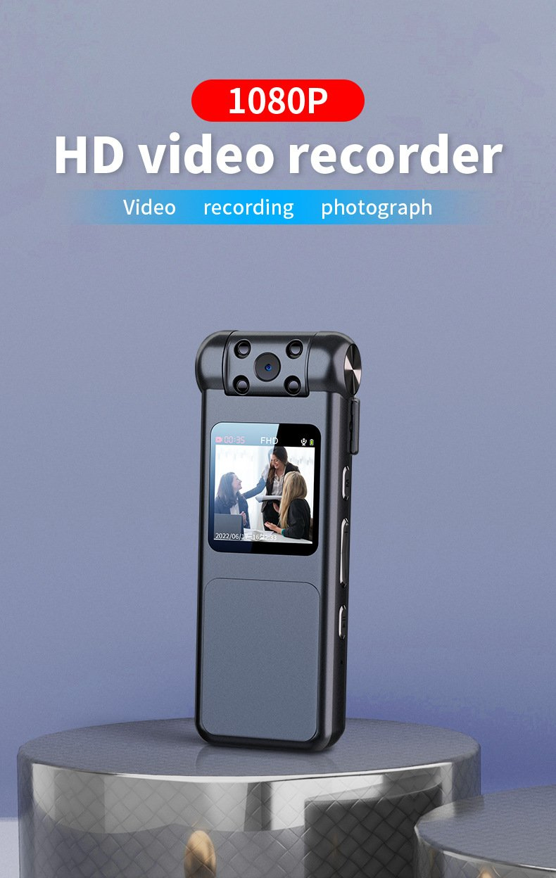 Ручной аудиорекордер с вращающейся камерой