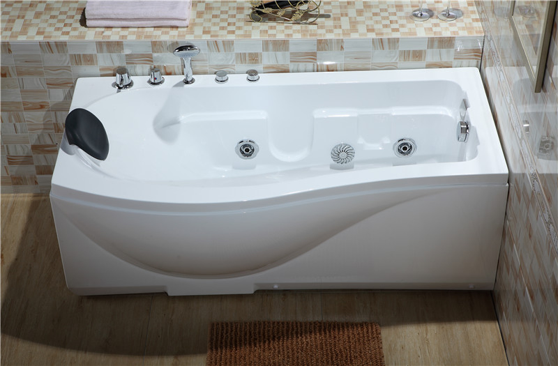 Sanitaryware Modern White Free-Standing Acrylic Bathroom Bathtub