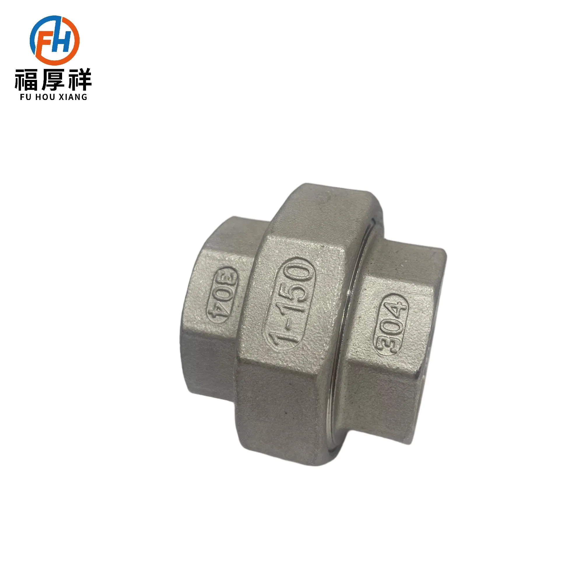 Heavy-Duty Stainless Steel Pipe Fitting Female Threaded Pipe Union Fitting