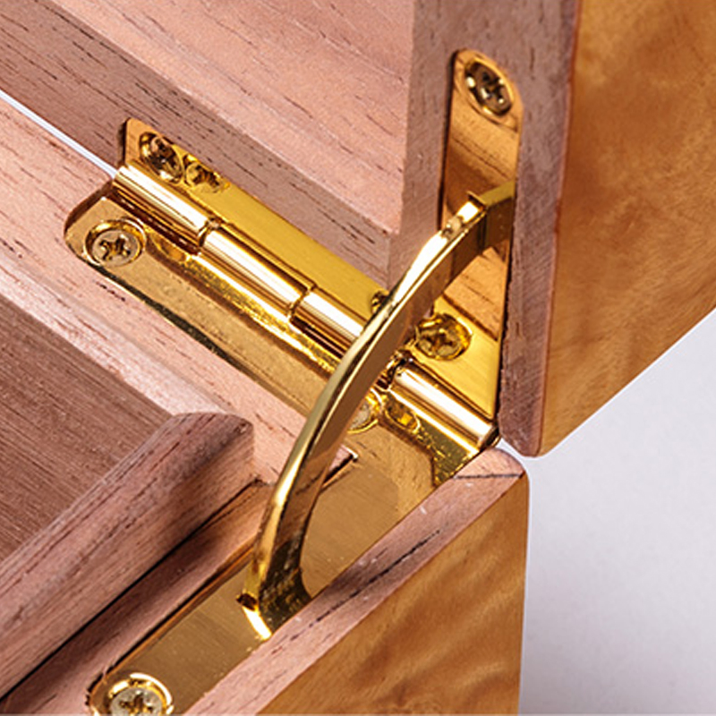 Customized Logo Cigar Collection Case Wooden Cigar Storage Box with a Divider