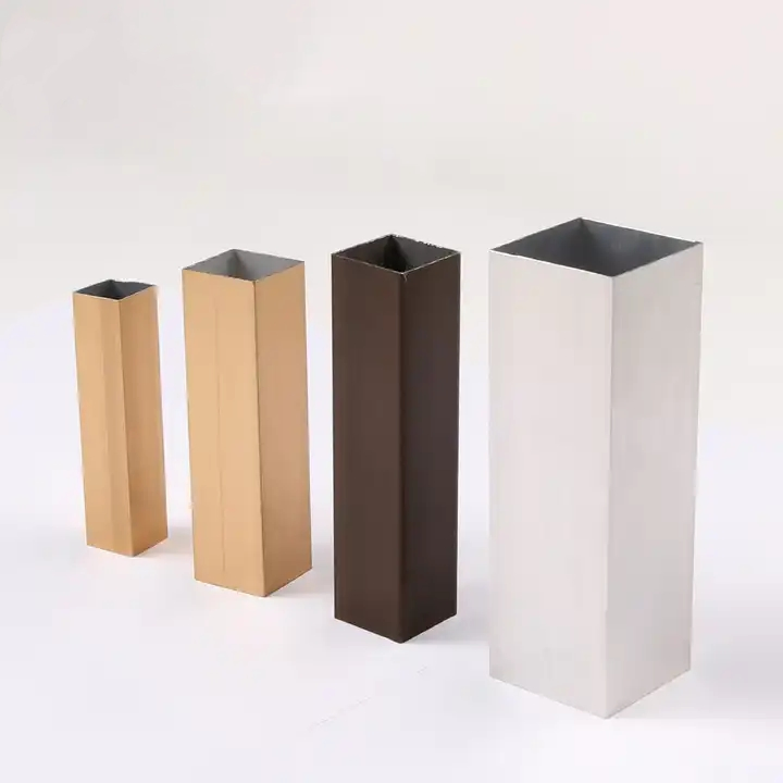 Manufacturer Custom Aluminum Pipe 6060 61 62 63 64 65 70series Hollow Tube Brushing Metal Round Pipe Profiles