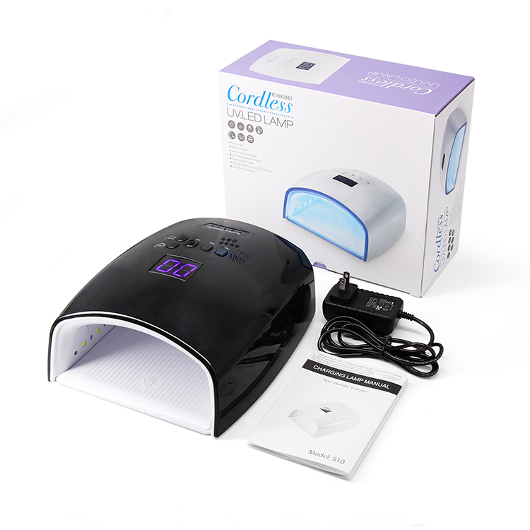 High Quality 48W Cordless Gel Nail Curing Lamp UV Manicure Light Dryer
