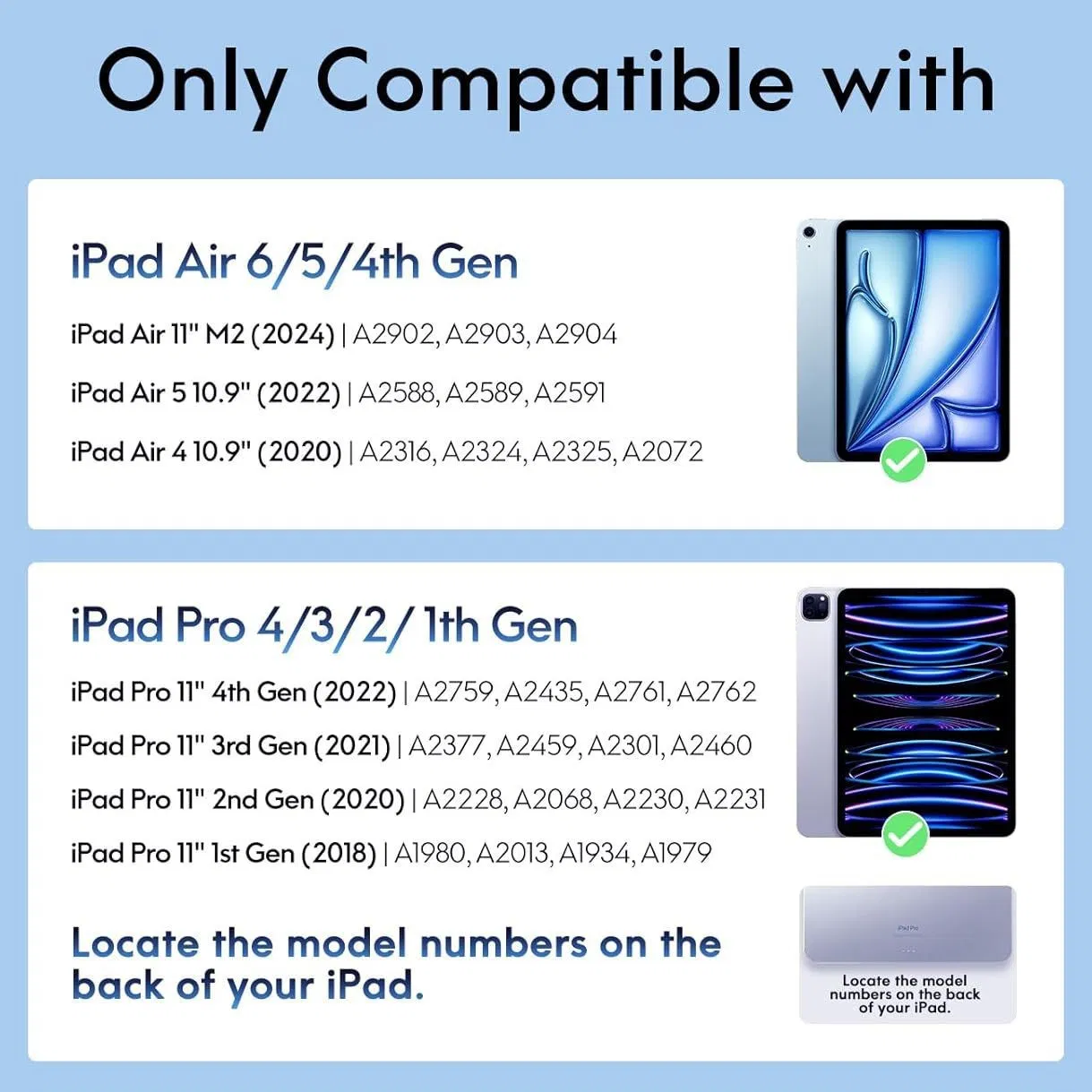 Чехол-клавиатура для iPad Air и Pro с Bluetooth
